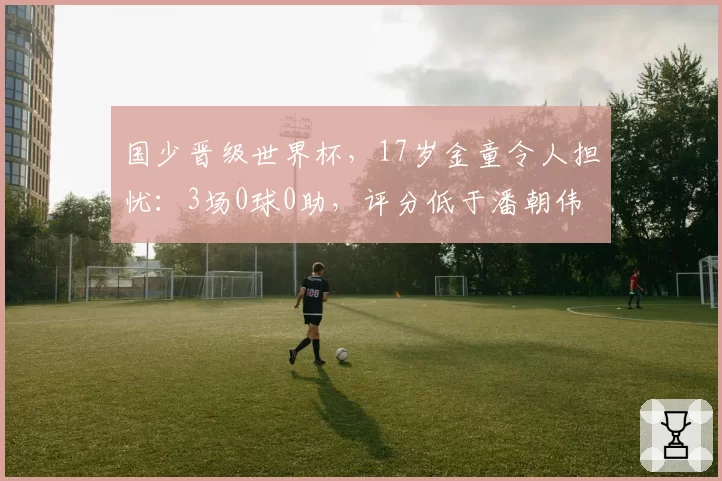 国少晋级世界杯，17岁金童令人担忧：3场0球0助，评分低于潘朝伟